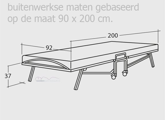 vouwbed-met-buitenwerkse-maataanduiding