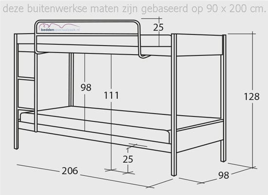 buitenwerkse-maten-van-het-Ratio-stapelbed -